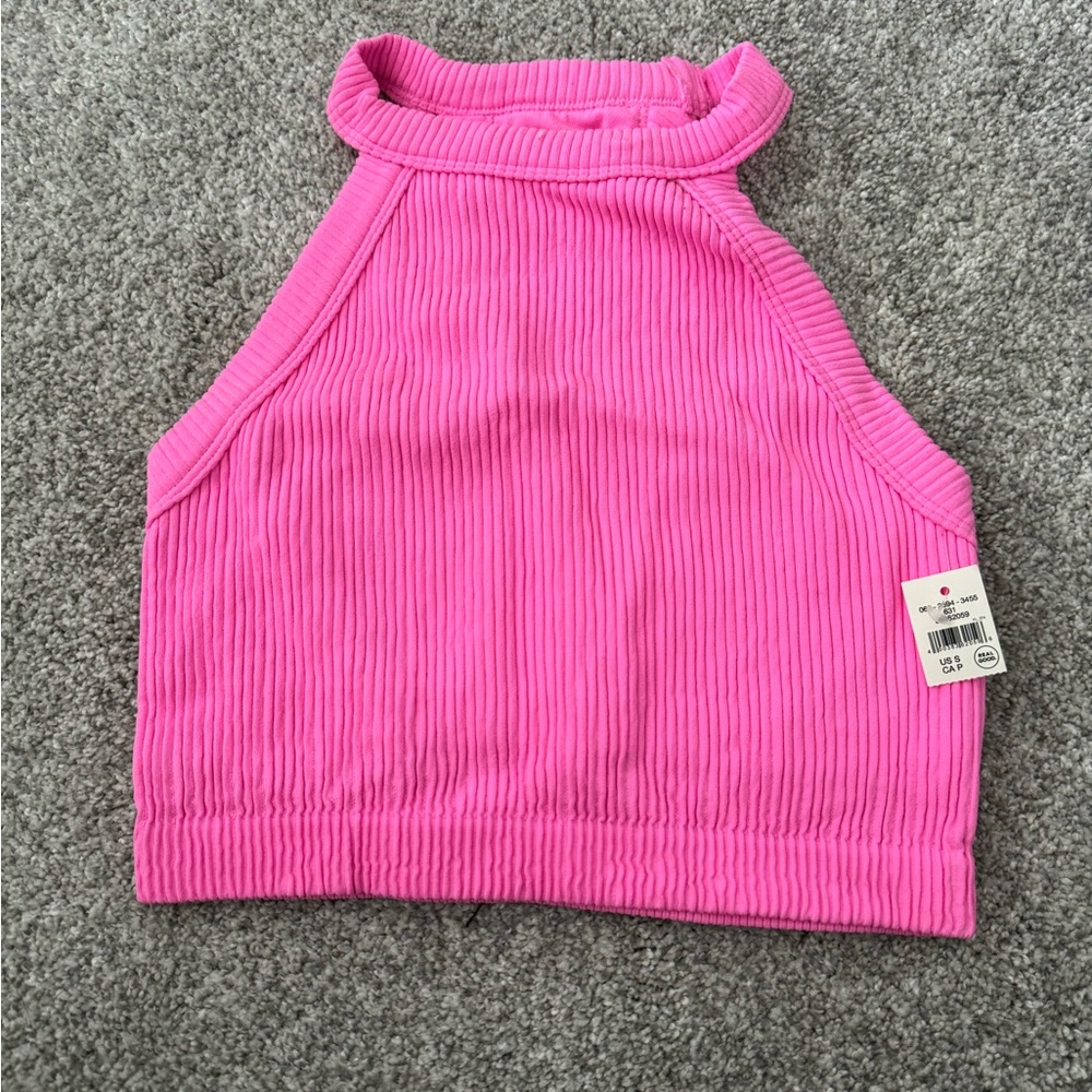 BRAND NEW AERIE seamless high neck crop top